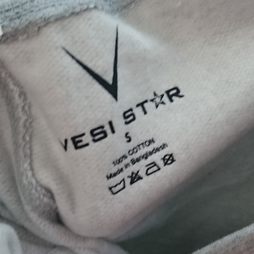 Hooded jacket 100% cotton heavy great quality - Picture 4 of 5